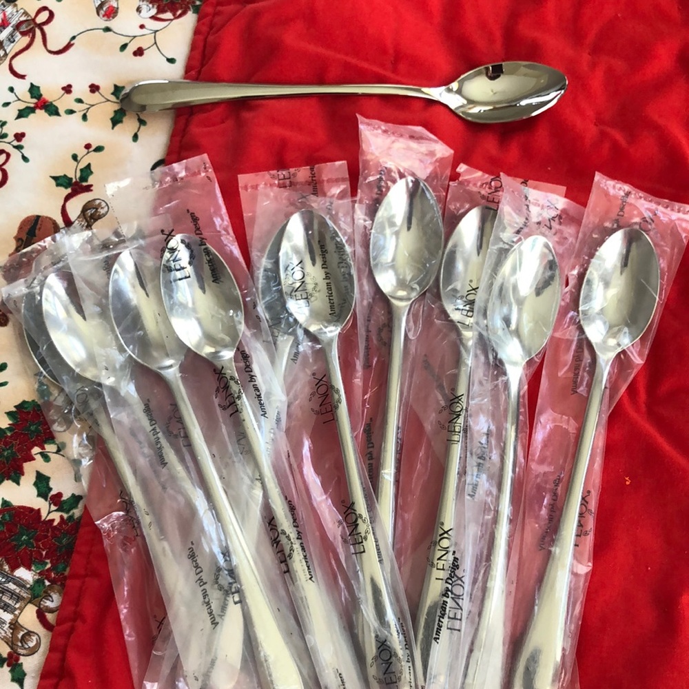 SOLD! 🌸 10 New  LENOX parfait spoons